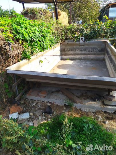 Алюминиевый бассейн (корыто)