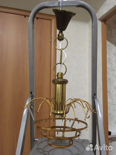 Хрустальная люстра СССР. Винтаж