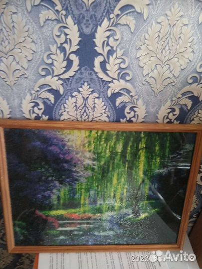 Картина готовая из алмазной мозаики