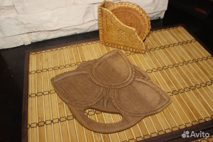 Менажница (Индия) деревянная