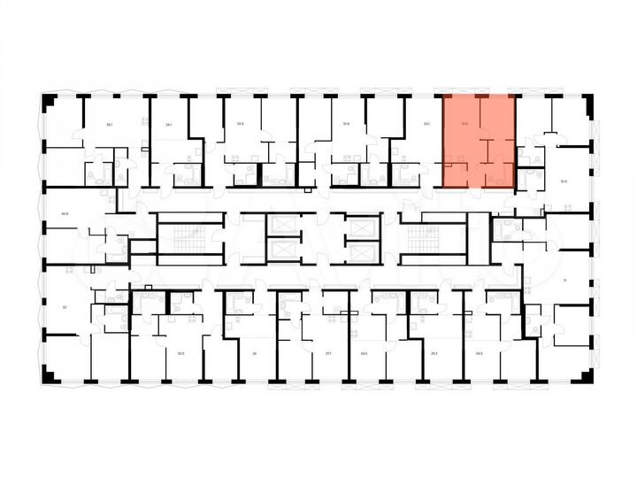 1-к. квартира, 37,8 м², 13/31 эт.