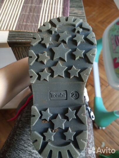 Ботинки демисезонные для девочки 23 размер