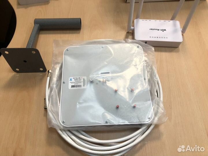 WiFi роутер + 4G антенна комплект для 4G модем