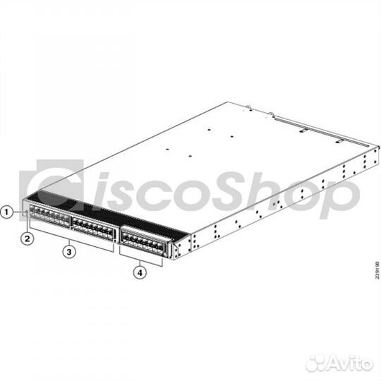 Коммутатор Cisco Nexus N5K-C5548UP-FA