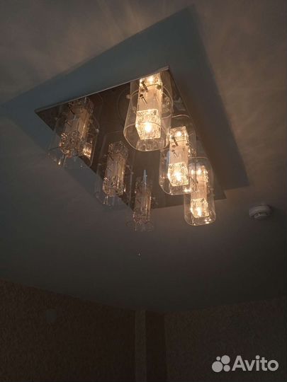 Люстра потолочная бу
