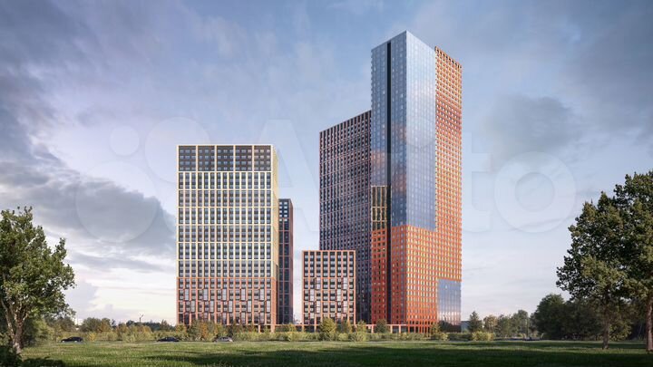 Квартира-студия, 25 м², 27/53 эт.