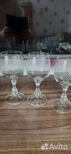 Хрустальные фужеры бокалы СССР