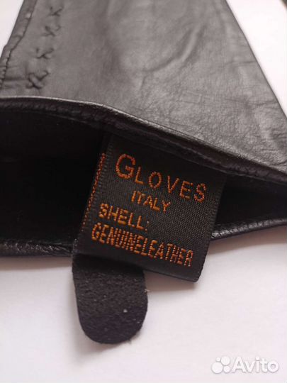 Перчатки женские кожаные демисезонные