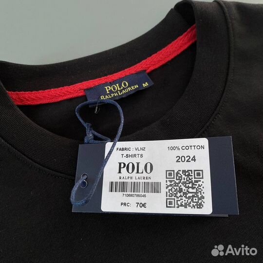 Футболка polo ralph lauren черная