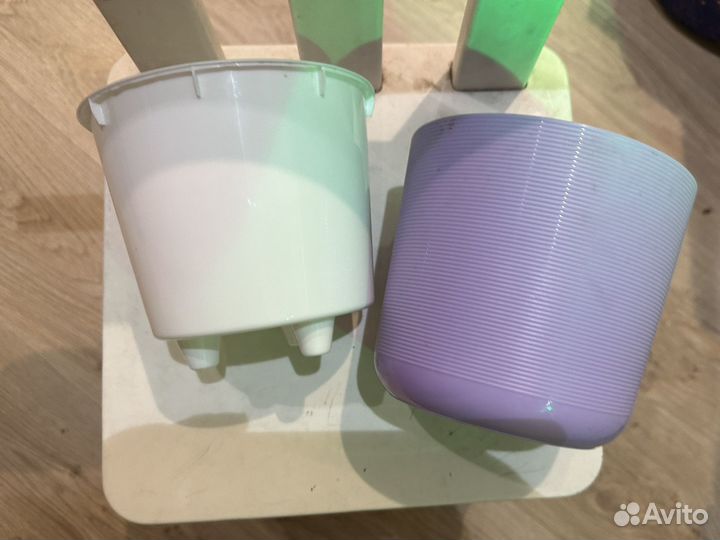 Кашпо горшок Лион со вставкой