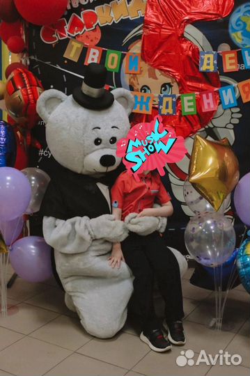 Мишка тедди на праздник