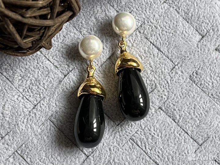 Серьги стильные