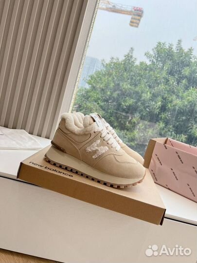 Кроссовки женские на меху Miu Miu x New Balance