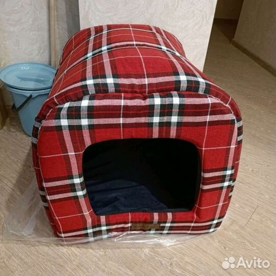 Лежанка домик для собаки