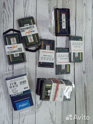 Оперативка DDR3 и DDR3L(8 и 4гб) для ноутбука нов