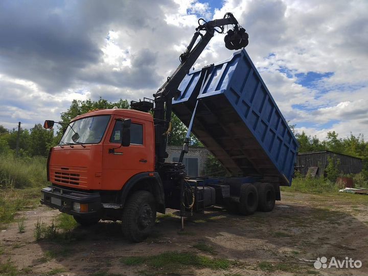 КАМАЗ 65115 с КМУ, 2012