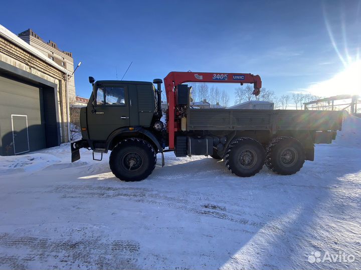 Бортовой грузовик КАМАЗ 4310 с КМУ UNIC, 1985