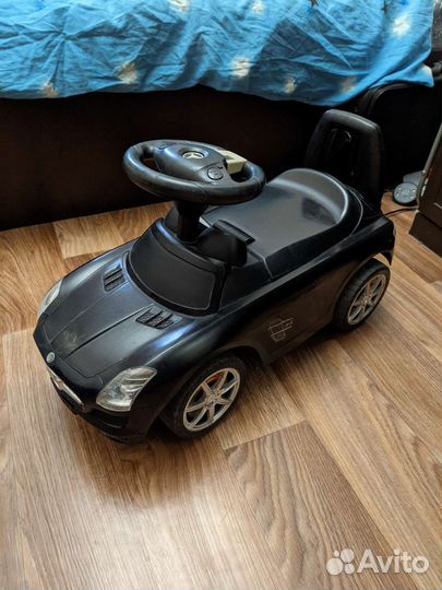 Машина каталка Mercedes черная