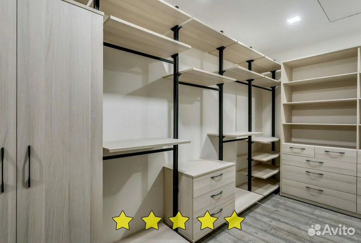 Гардеробная на заказ по вашим размерам
