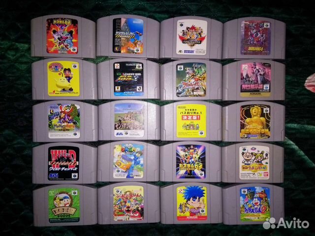 Nintendo 64 картриджи