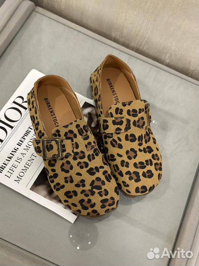 Birkenstock лоферы женские замшевые