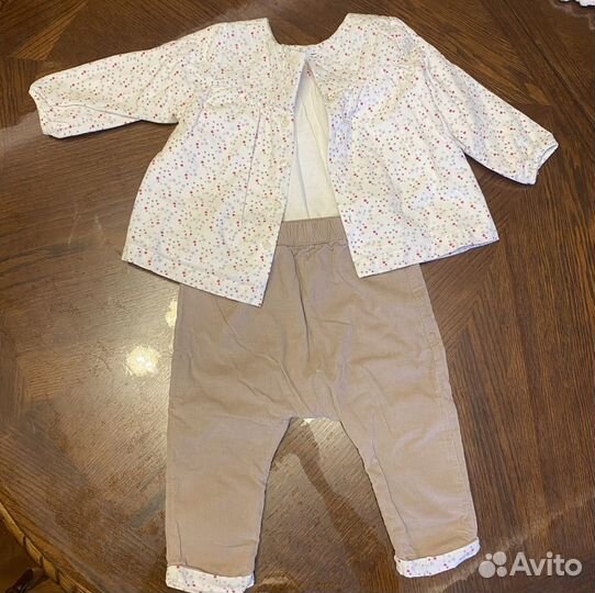 Одежда для девочки 9 месяцев