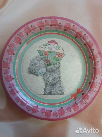 Тарелки одноразовые Тедди