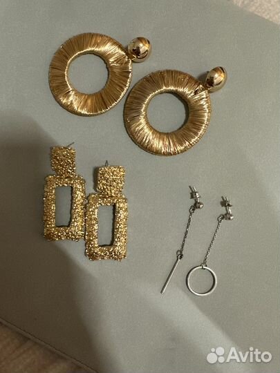 Серьги, цепочки, подвески