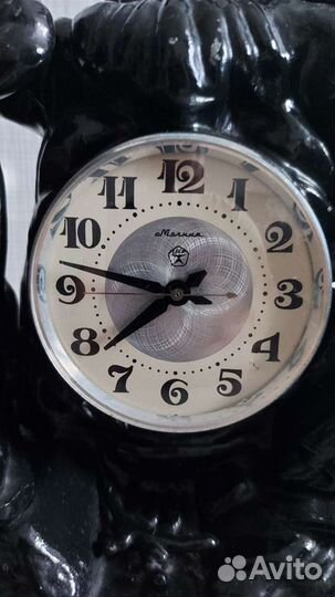 Часы каминные Молния Хозяйка медной горы знак каче