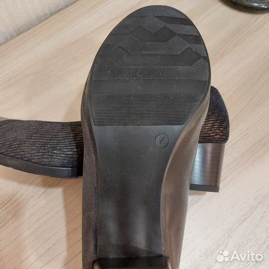 Туфли Alpina разм.7 полнота H синие