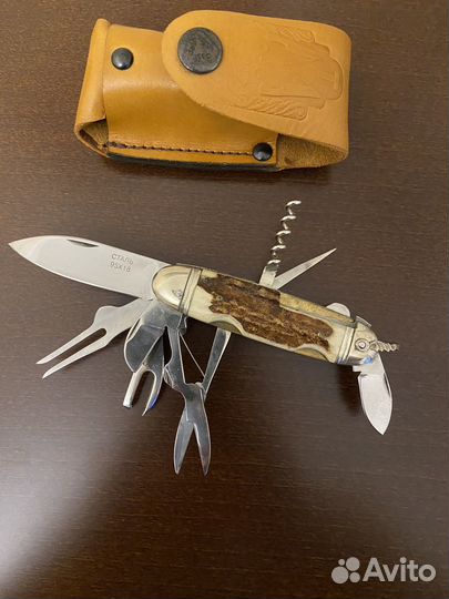 Ножик складной в чехле новый