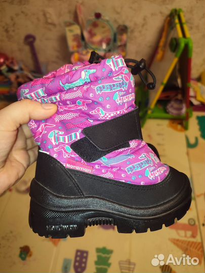 Сапоги зимние детские nordman 24 размер