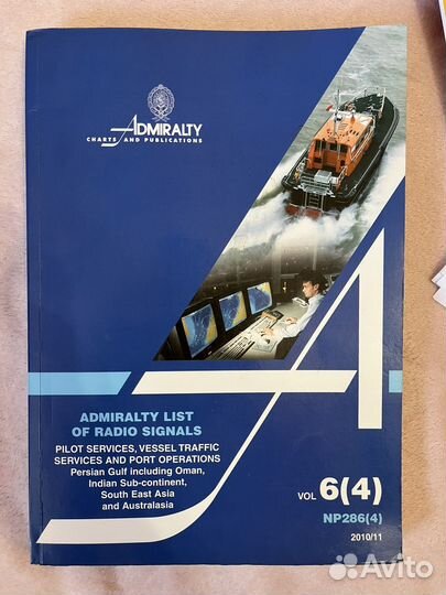 Admiralty list of radio signals np286(4) vol6(4)