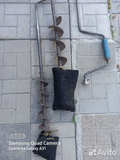 Буры с ножами для зимней рыбалки СССР