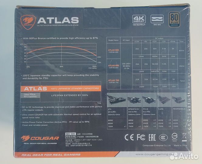 Блок питания 600w cougar