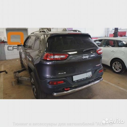 Защита заднего бампера Jeep Cherokee Trailhawk 14+