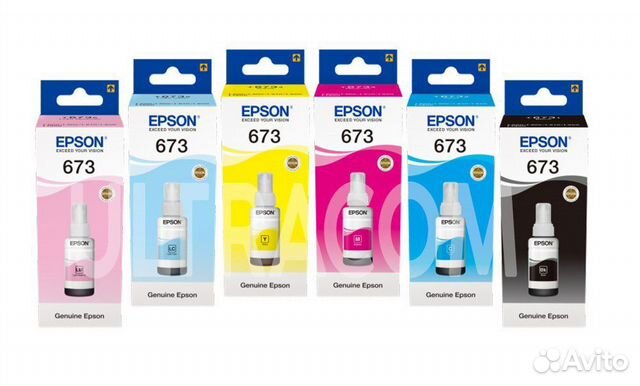 Чернила оригинальные Epson L800,L805,L810,L1800 купить в Москве ...