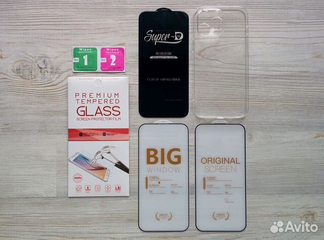 На iPhone 14 Pro Max стекло чехол поклейка