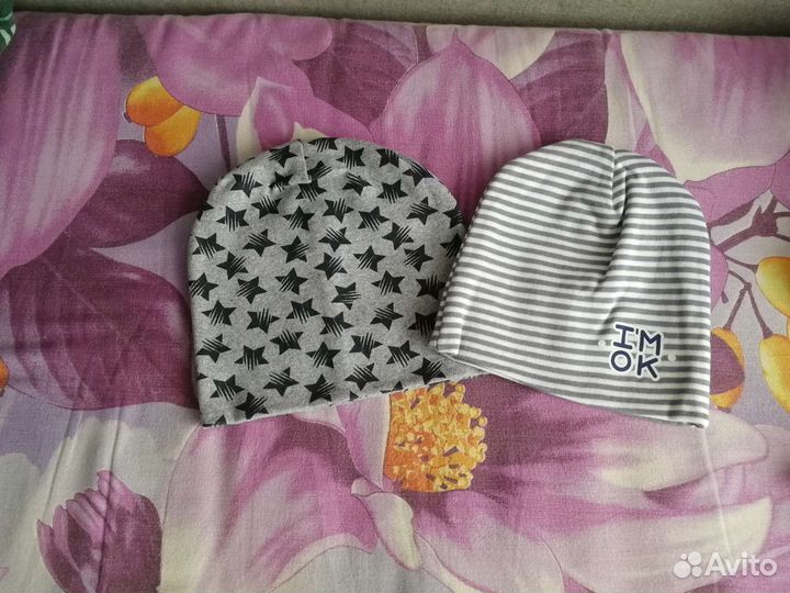 Шапки, кепки с 6 мес и до 2,5 лет