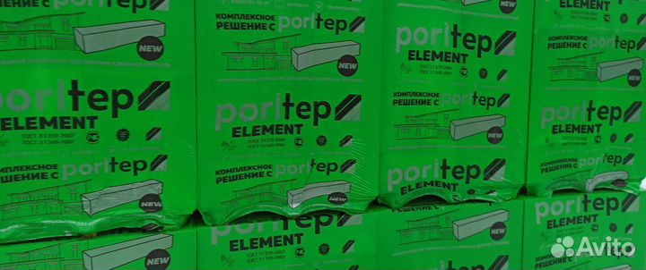 Газобетонные блоки стеновые Poritep D500