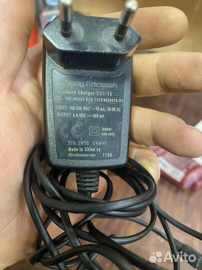 Зарядки nokia 3310,sony ericsson k700