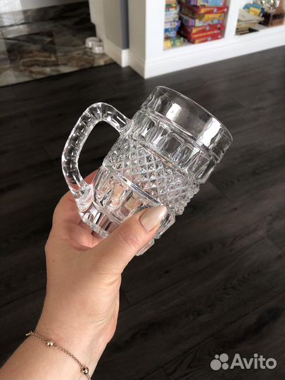 Пивная кружка. Хрусталь. Чехия. 3 шт. 0,33л