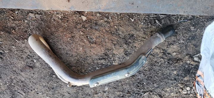 Колено глушителя выпускное Suzuki djebel 250xc