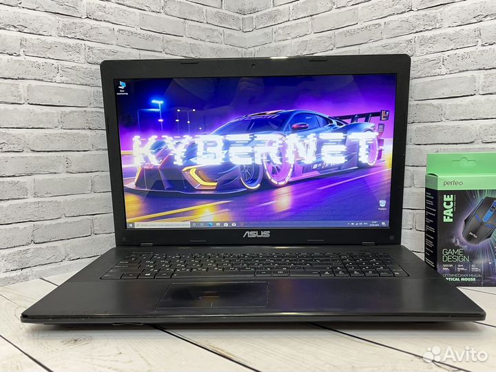 Большой быстрый ноутбук Asus на SSD 17.3