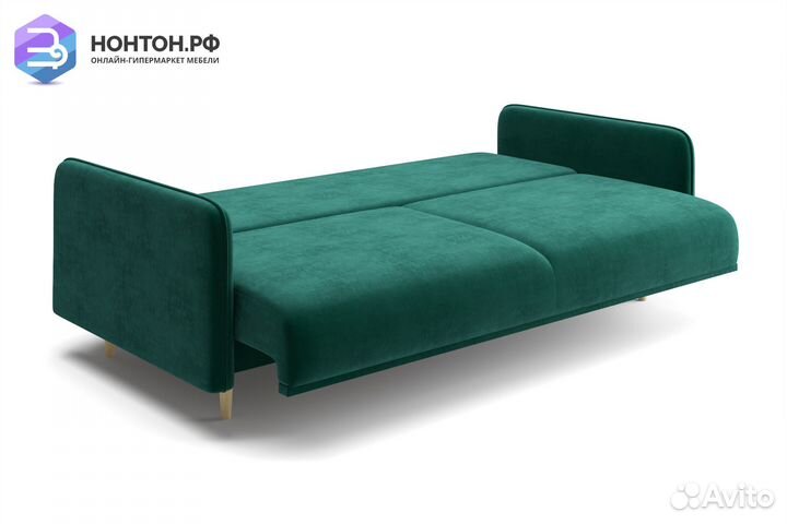 Диван книжка Эстет изумрудный