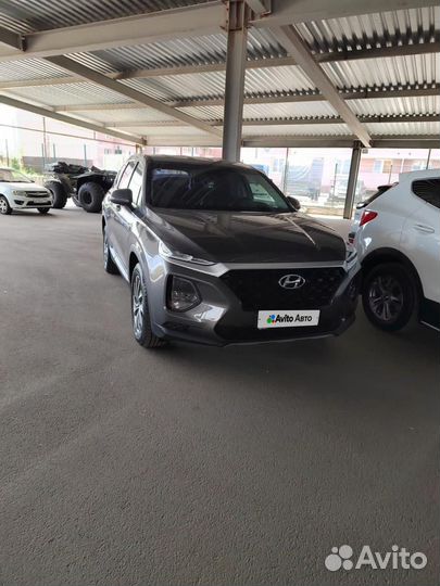 Hyundai Santa Fe 2.0 AT, 2019, битый, 120 000 км