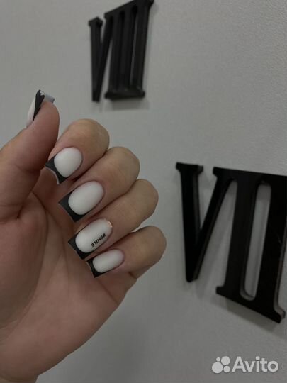 Маникюр наращивание