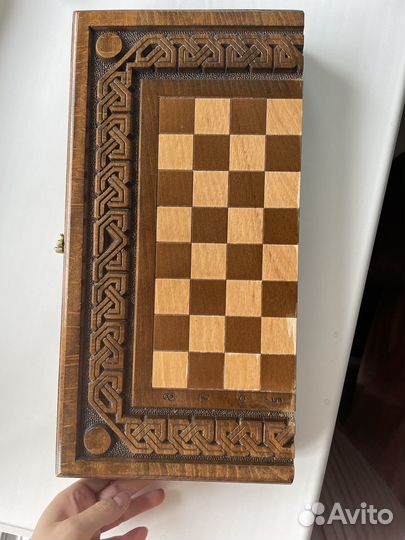 Шахматы и нарды ручной работы