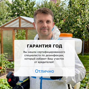 Обработка от клещей. Дезинфекция участков