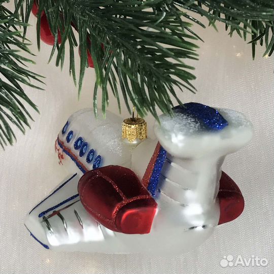 Елочная игрушка из стекла 